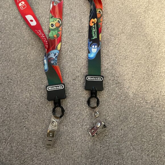 2 Nintendo Lanyard - Nintendo Switch, Luigi's Mansion, Legend of Zelda & Pokemon - Picture 2 of 3